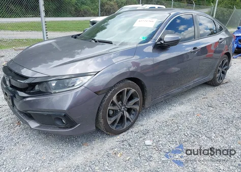 2021 Honda Civic Sport from USA, damaged, VIN 19XFC2F88ME203001